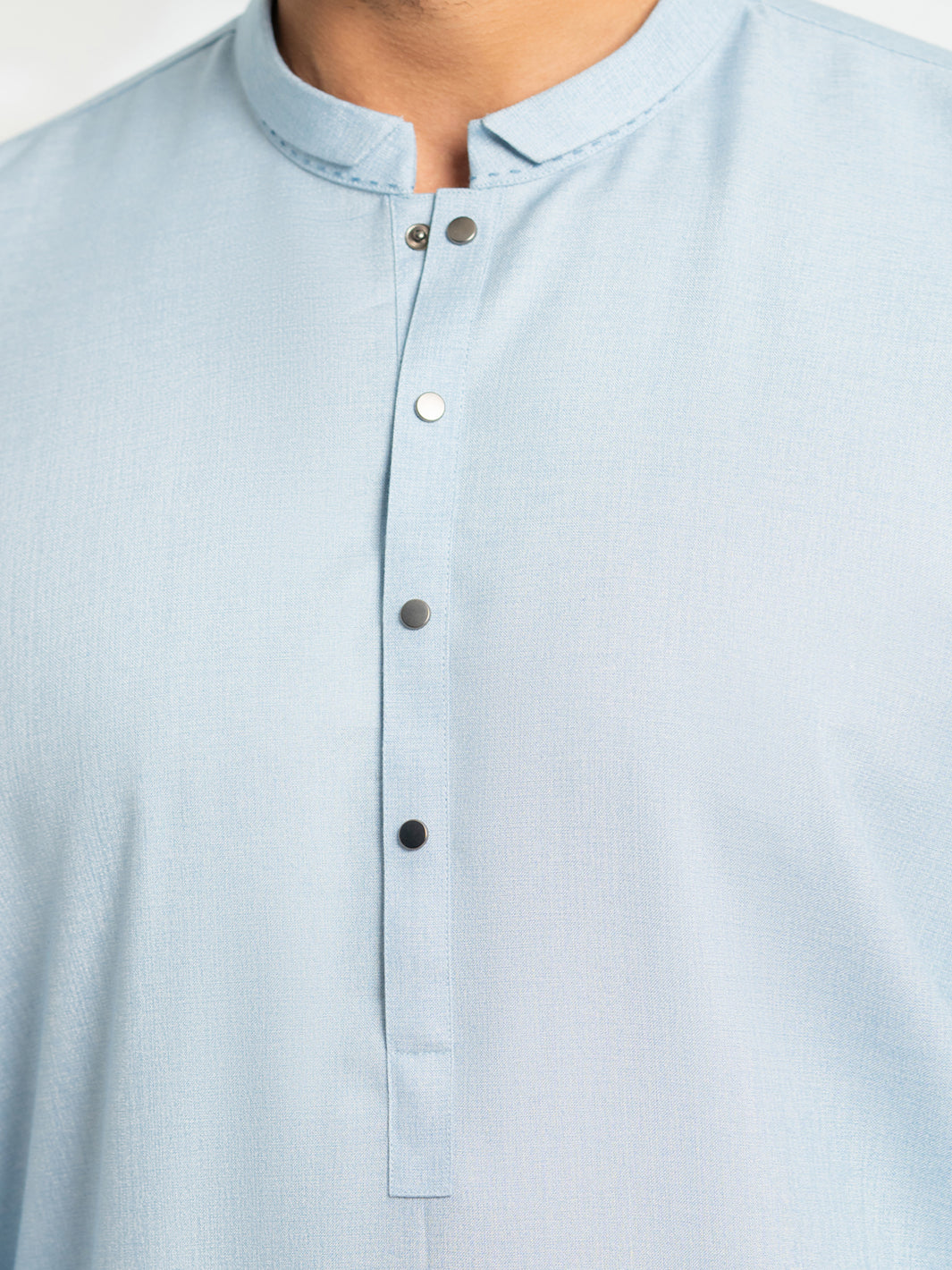 Sky Blue Cut & Sew Kameez Shalwar - AL-KS-3322