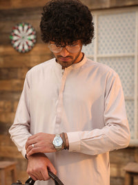 Tea Pink Cut & Sew Kameez Shalwar - AL-KS-3332