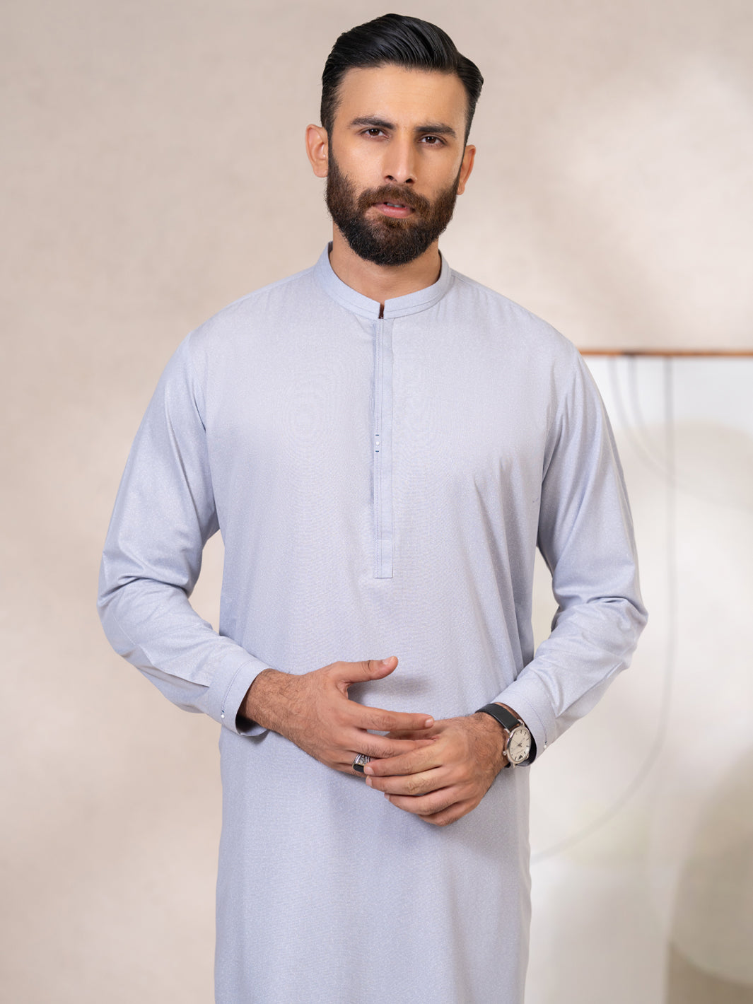 Light Blue Kameez Shalwar - AL-KS-3341