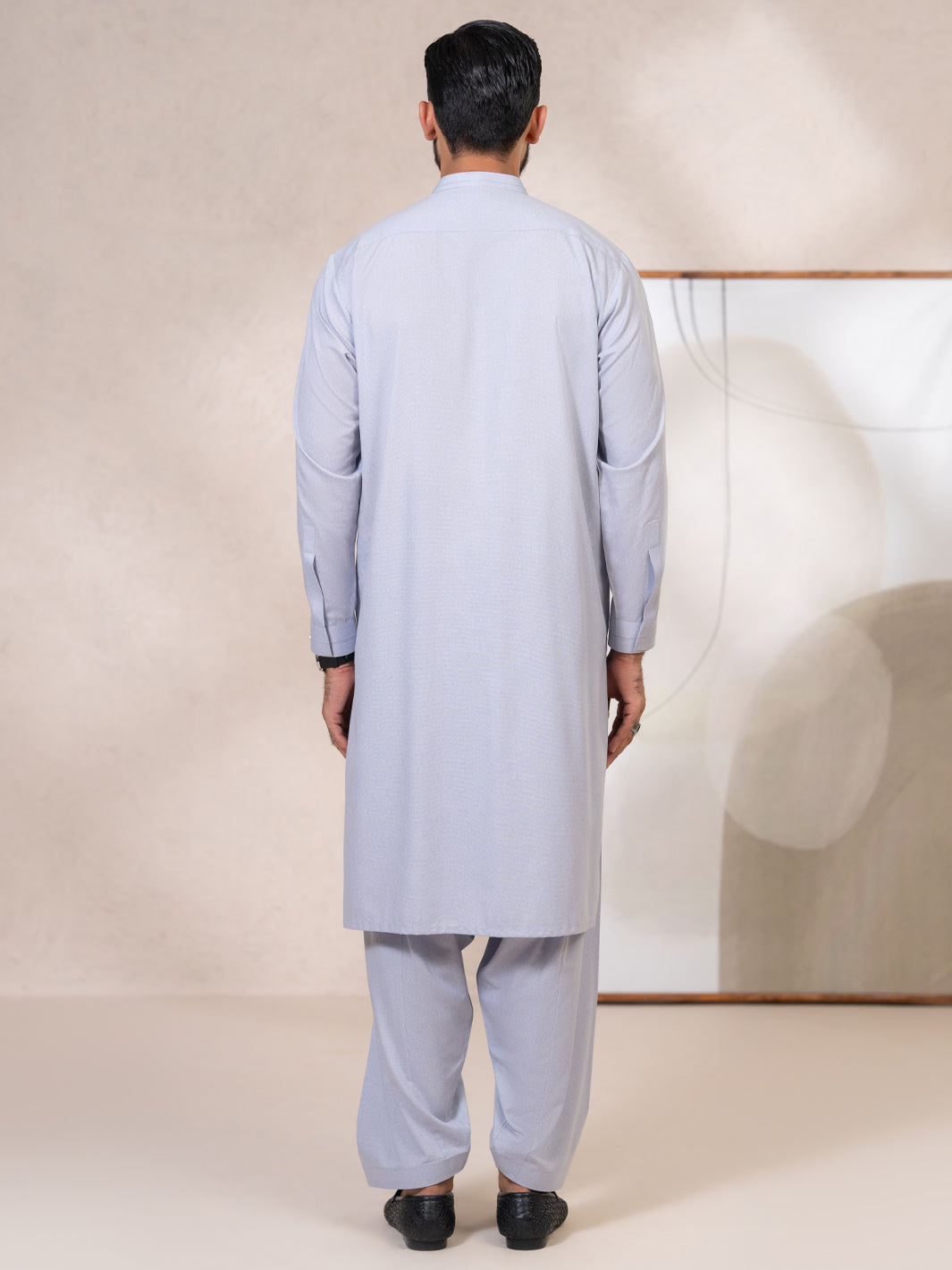 Light Blue Kameez Shalwar - AL-KS-3341