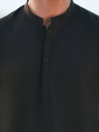 Black Cut & Sew Kameez Shalwar - AL-KS-3350