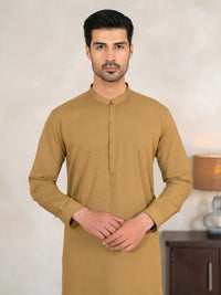Green Cut & Sew Kameez Shalwar - AL-KS-3352