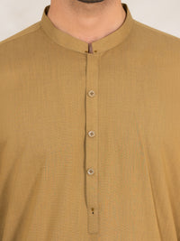 Green Cut & Sew Kameez Shalwar - AL-KS-3352