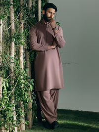 Tea Pink Cut & Sew Kameez Shalwar - AL-KS-3353