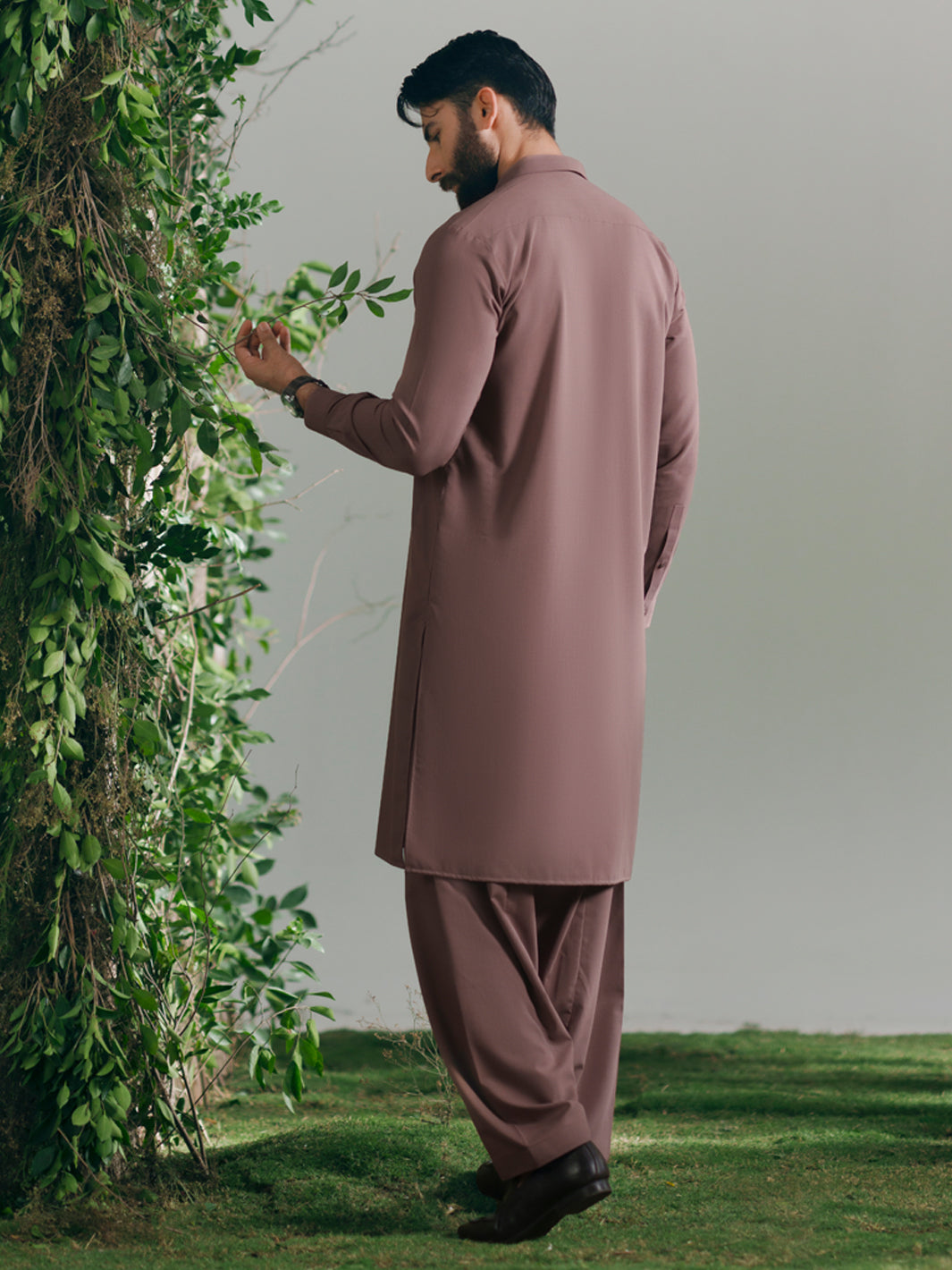 Tea Pink Cut & Sew Kameez Shalwar - AL-KS-3353