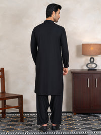 Black Kameez Shalwar - AL-KS-3369