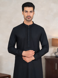 Black Kameez Shalwar - AL-KS-3369