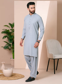 Grey Kameez Shalwar - AL-KS-3374