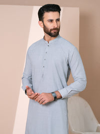 Grey Kameez Shalwar - AL-KS-3374
