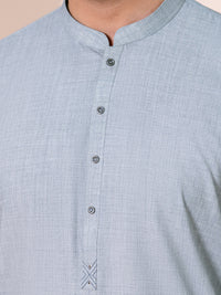Grey Kameez Shalwar - AL-KS-3374
