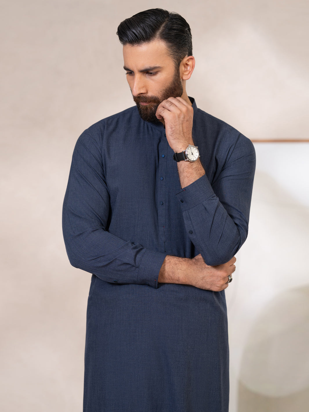 Blue Kameez Shalwar - AL-KS-3377