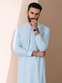 Light Blue Kameez Shalwar - AL-KS-3379