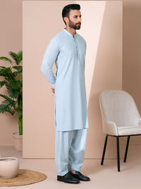 Light Blue Kameez Shalwar - AL-KS-3379