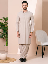 Fawn Kameez Shalwar - AL-KS-3381