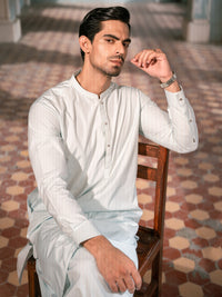 Sky Blue Kameez Shalwar - AL-KS-3383