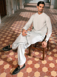 Sky Blue Kameez Shalwar - AL-KS-3383