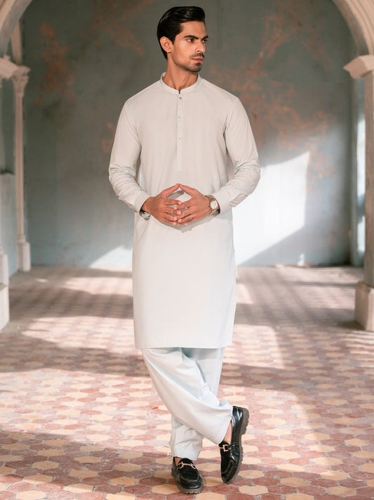 Sky Blue Kameez Shalwar - AL-KS-3383