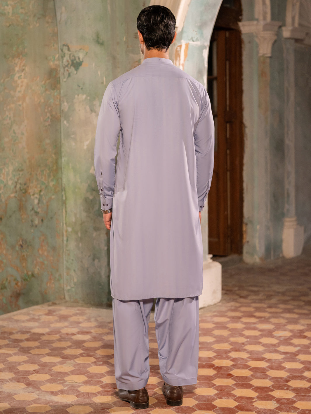 Light Purple Kameez Shalwar - AL-KS-3385
