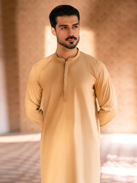 Mustard Kameez Shalwar - AL-KS-3387