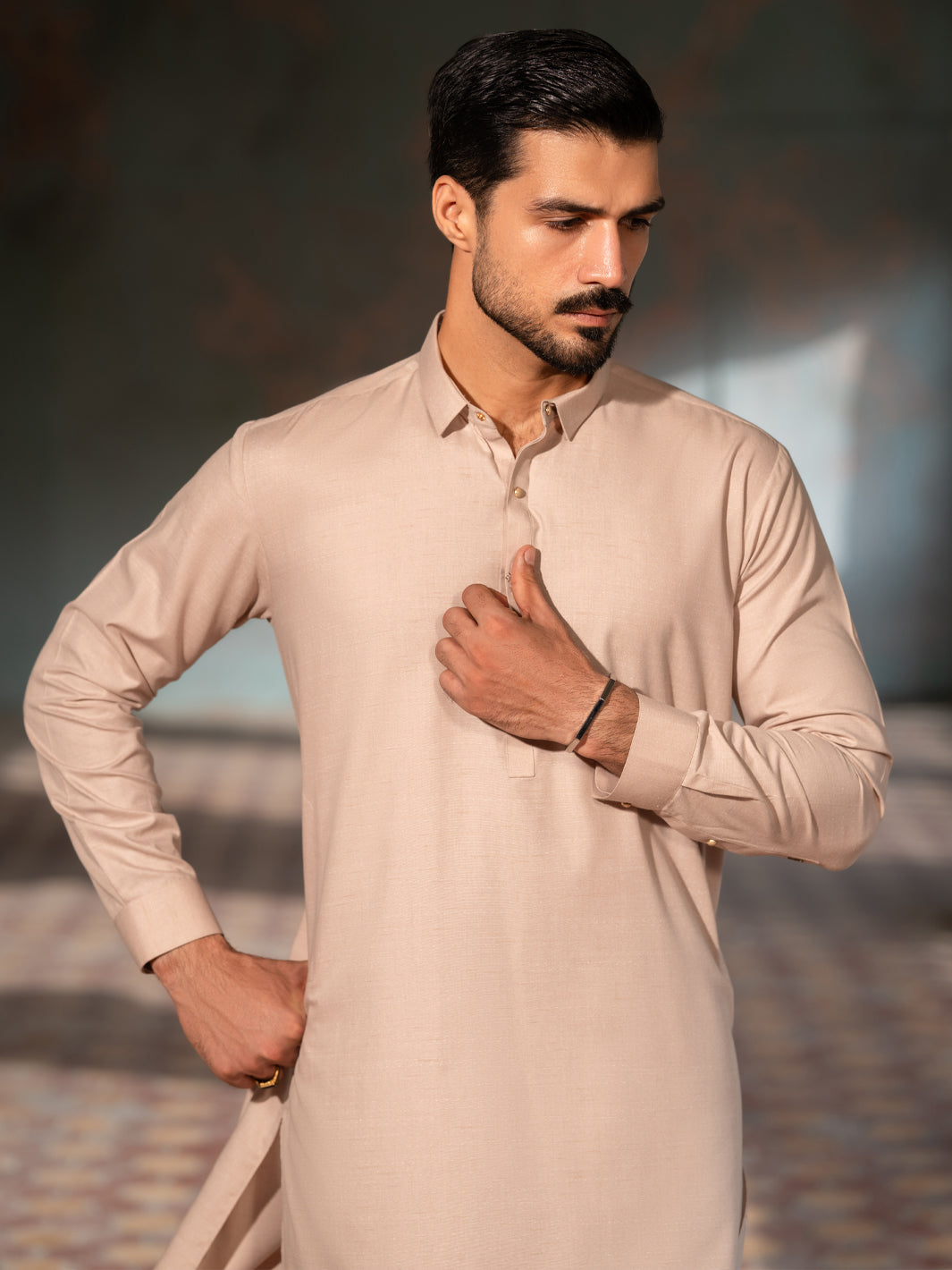 Tea Pink Kameez Shalwar - AL-KS-3394