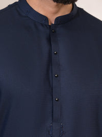Navy Blue Kameez Shalwar - AL-KS-3418