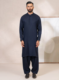 Navy Blue Kameez Shalwar - AL-KS-3418