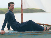 Dark Blue Cut & Sew Kameez Shalwar - AL-KS-3505