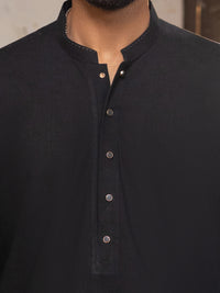 Black Cut & Sew Kameez Shalwar - AL-KS-3506