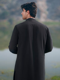 Black Cut & Sew Kameez Shalwar - AL-KS-3514