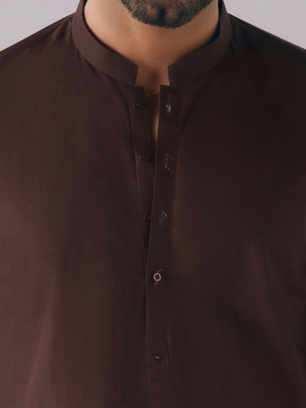 Burgundy Cotton Plain Kurta Trousers - AL-KT-3415