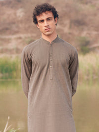 Green Cut & Sew Kurta Trousers - AL-KT-3504