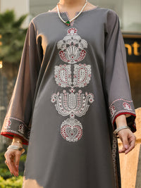 Grey Lawn Kurti - AL-LK-1158