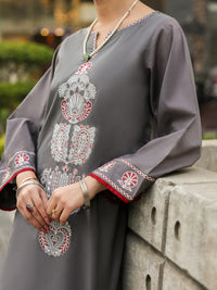 Grey Lawn Kurti - AL-LK-1158