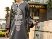Grey Lawn Kurti - AL-LK-1158