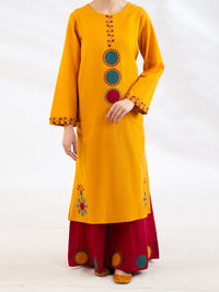 Rust Lawn Kurti - AL-LK-1167