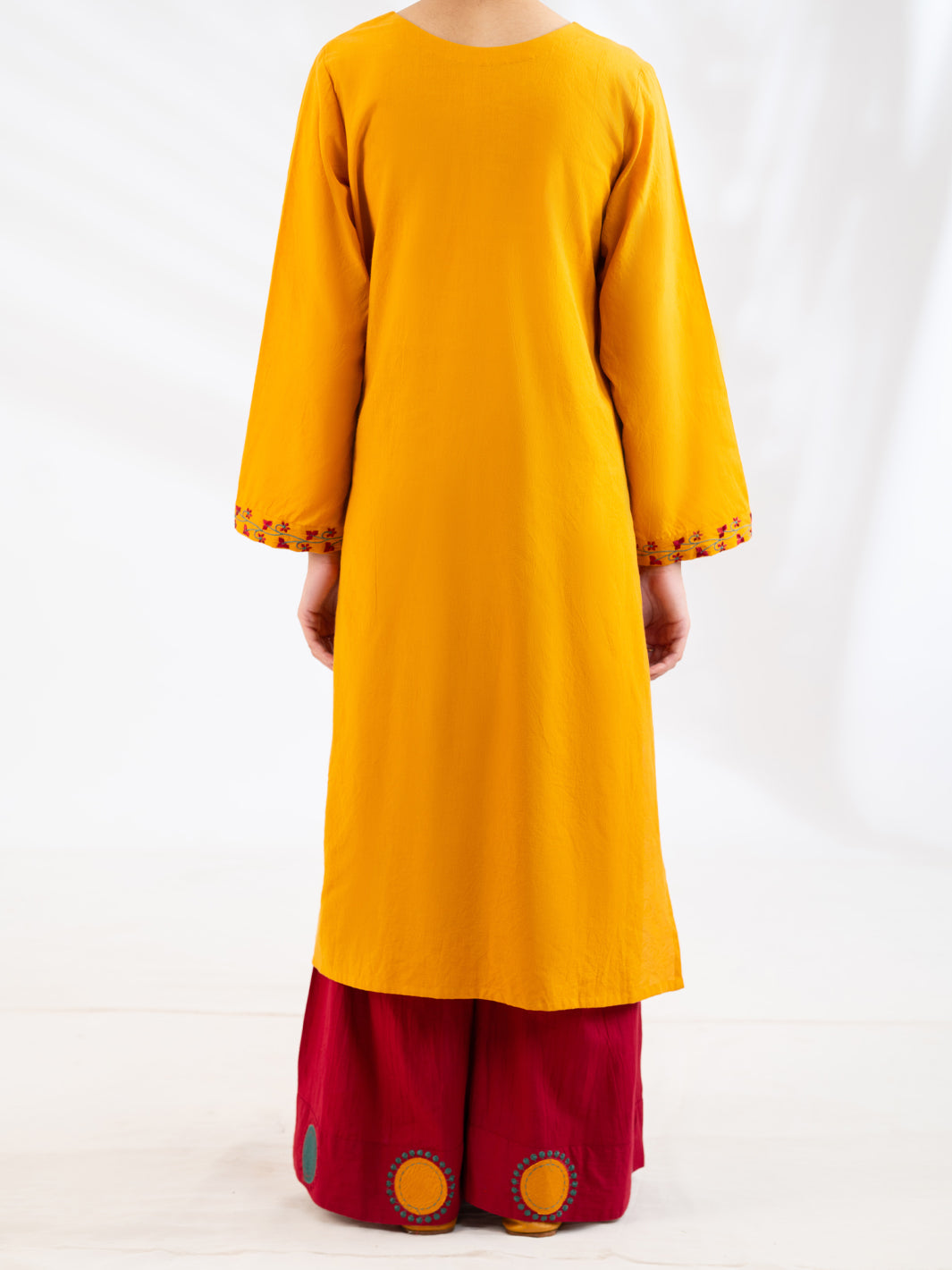 Rust Lawn Kurti - AL-LK-1167