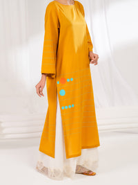 Mustard Lawn Kurti - AL-LK-1185