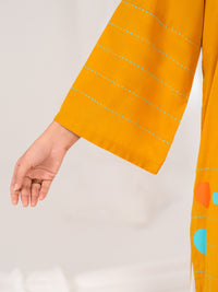 Mustard Lawn Kurti - AL-LK-1185