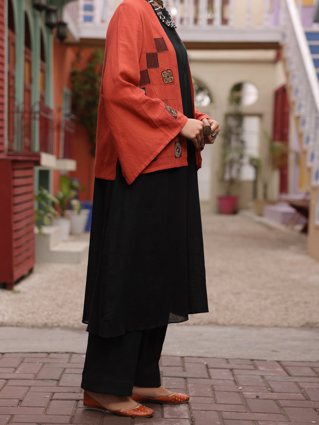 Rust Dobby Tunic - AL-LK-920