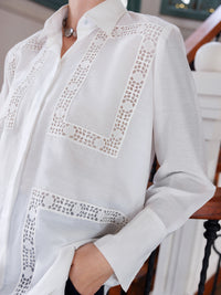 White Maple Silk Tunic - AL-LK-926