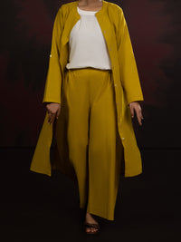 Mustard Light Slub Khaddar 2Pc Stitched - AL-2PS-LKS-1083