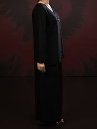 Black Light Slub Khaddar 2Pc Stitched - AL-2PS-LKS-1085