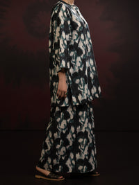 Teal Khaddar 2Pc Stitched - AL-2PS-LKS-1091