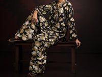 Black Slub Khaddar 2Pc Stitched - AL-2PS-LKS-1095