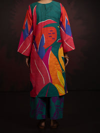 Multicolor Light Slub Khaddar 2Pc Stitched - AL-2PS-LKS-1096