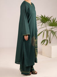 Green Dobby Square 2Pc Stitched - AL-2PS-LKS-1097