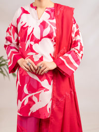Pink Poly-Lawn 2Pc Stitched - ALP-2PS-LKS-2340