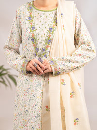 Lemon Silk Lawn 2Pc Stitched - ALP-LKS-2367