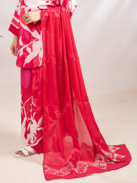 Pink Lawn Casual Dupatta - ALP-ST-2340