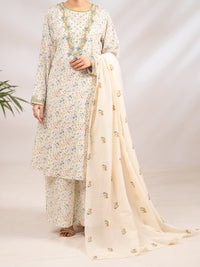 Lemon Silk Lawn 2Pc Stitched - ALP-LKS-2367